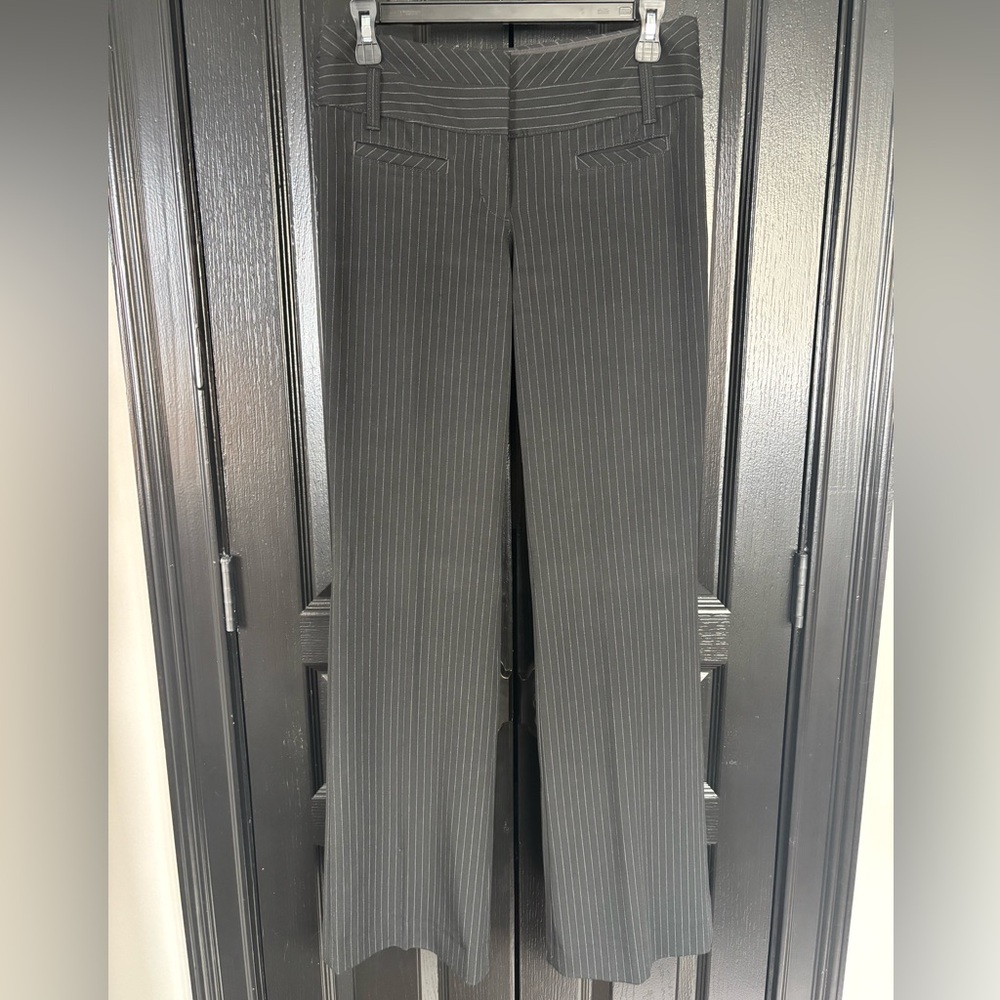 Express Women's Black Pinstripe Dress Pants